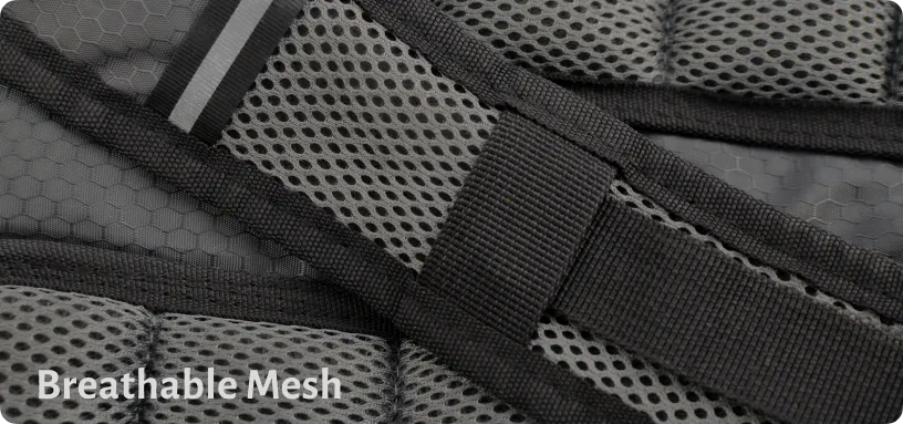 Breathable mesh of backpack reference from GFBags manufacturer