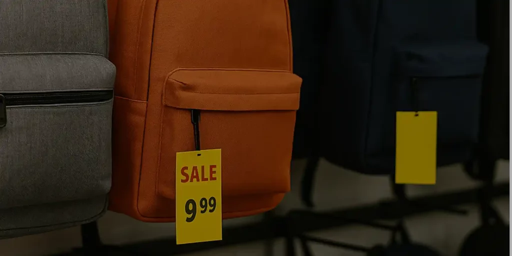 Backpack on sales of $9 (2)