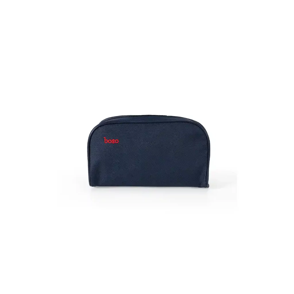 Small blue pouch with zipper closure (1)