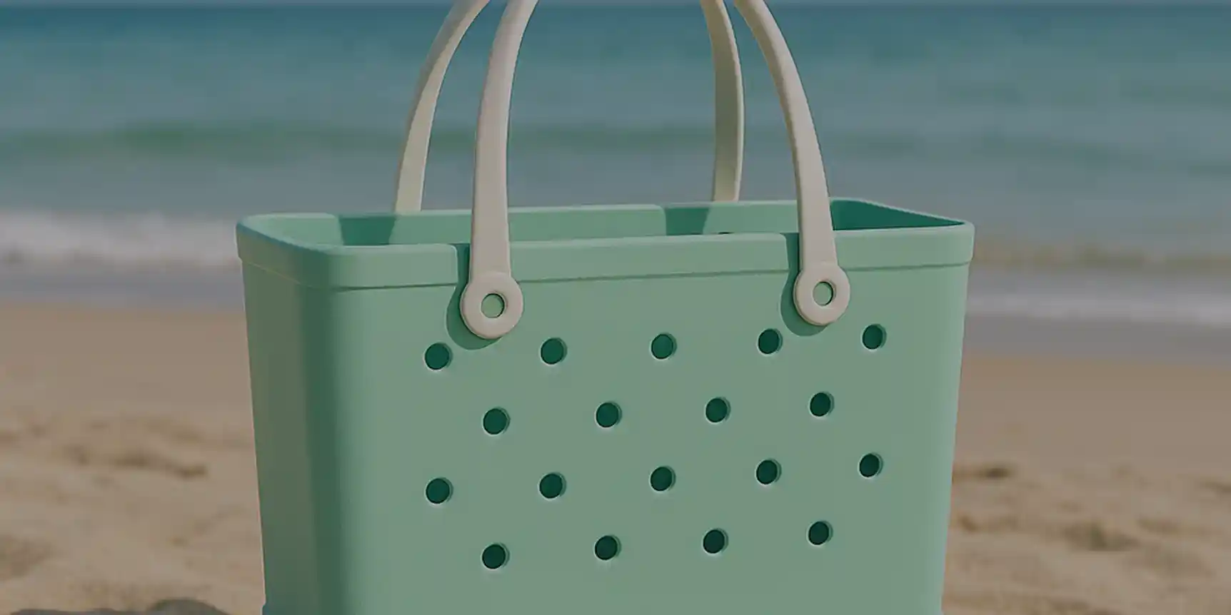 BOGG BAG - Tote for Beach, Pool, Boat, Sports - All Purpose EVA - Tonal Buttons