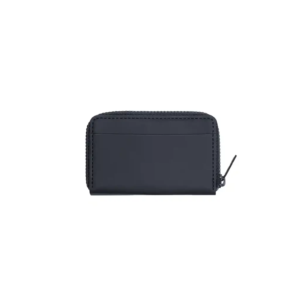 Night blue wallet with zipper closure (2)