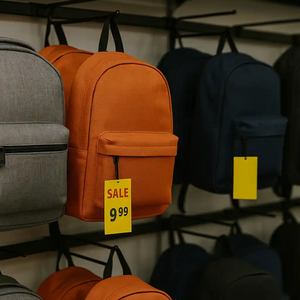 Backpack on sales of $9 (1)