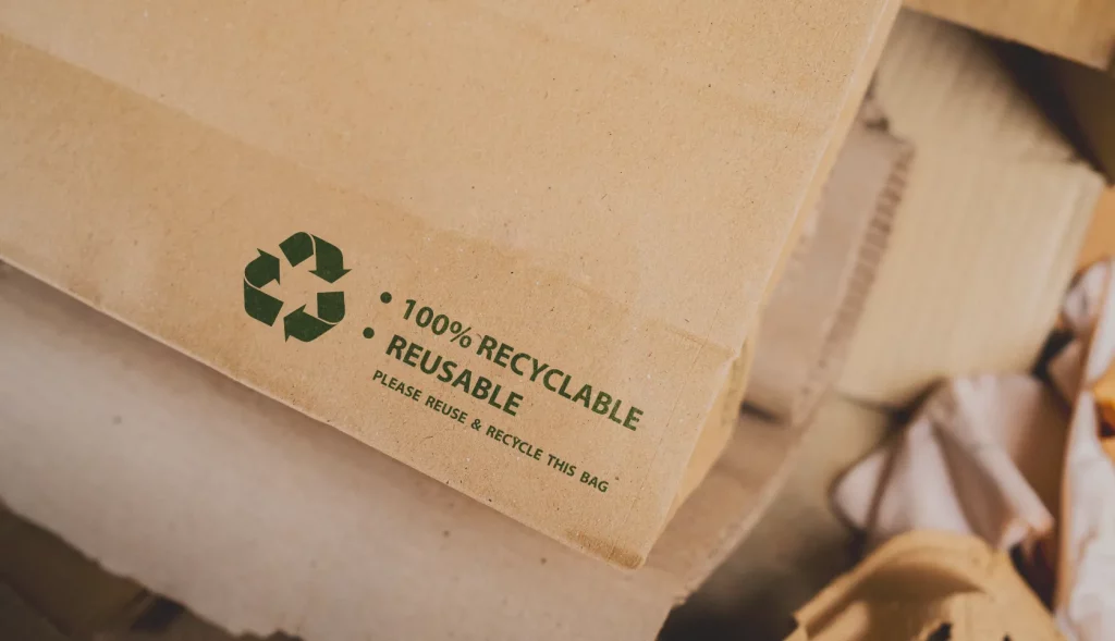 Recycle package paper