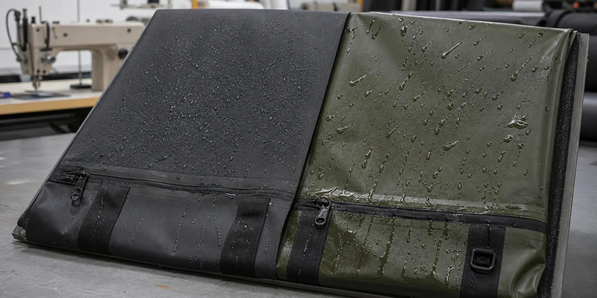 TPU coated fabric vs PVC for travel bag water resistance